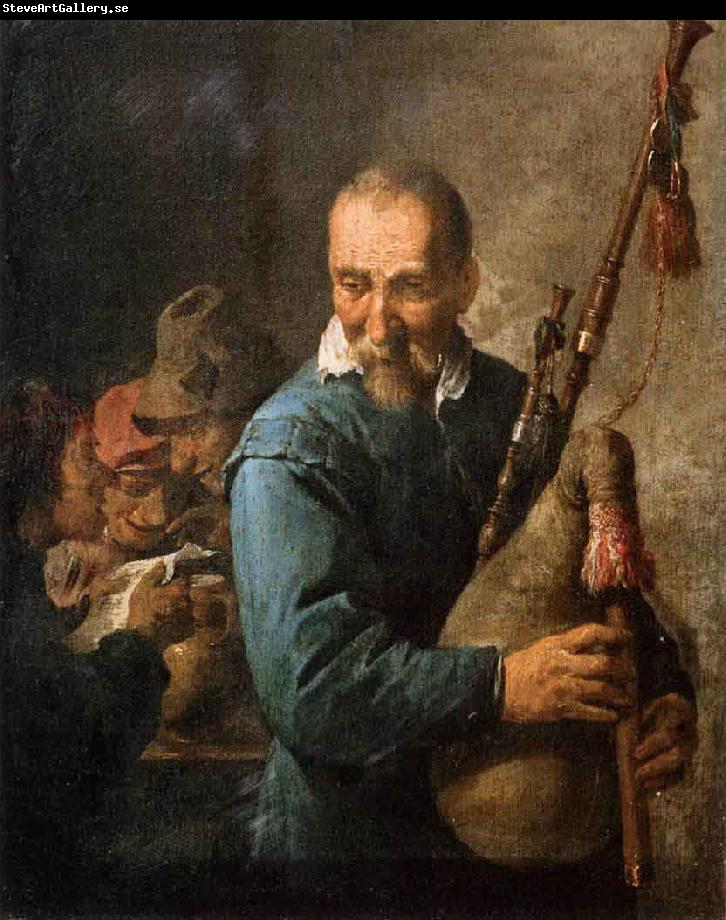 David Teniers the Younger The Musette Player